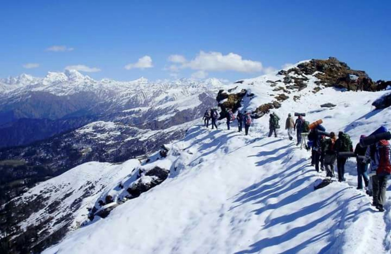 tungnath trek in winter